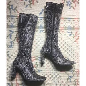 Chinese Laundry Glamour Faux Snakeskin Boots